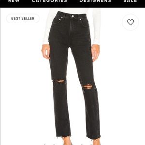 AGOLDE Cherie High Rise Straight jeans - size 24